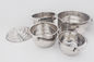 vaisselle de cuisine de 18cm et métal rond de cookware faisant cuire le pot à cuire d'acier inoxydable de pot d'actions fournisseur